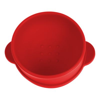 FRCOLOR Silicone Wax Container for Hair Removal Nonstick Wax Melting Pot Red Bowl for Beauty Salon Supplies Easy Peel for Diy Face Masks