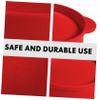 FRCOLOR Silicone Wax Container for Hair Removal Nonstick Wax Melting Pot Red Bowl for Beauty Salon Supplies Easy Peel for Diy Face Masks view 2