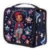 American Girl Stars Travel Toiletry Bag with Hanging Hook, Waterproof Toiletries Bag for Women, Portable Makeup Organizer for Makeup Brushes Digital Accessories, Hanging Cosmetics Bag for Bathroom view 1