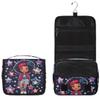 American Girl Stars Travel Toiletry Bag with Hanging Hook, Waterproof Toiletries Bag for Women, Portable Makeup Organizer for Makeup Brushes Digital Accessories, Hanging Cosmetics Bag for Bathroom view 3