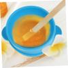 FRCOLOR Silicone Inner Pot for Hair Removal Non-stick Wax Melting Bowl Heat-resistant Wax Heater Accessory for Diy Mask Mixing and Beauty Treatments Blue Color view 2