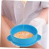 FRCOLOR Silicone Inner Pot for Hair Removal Non-stick Wax Melting Bowl Heat-resistant Wax Heater Accessory for Diy Mask Mixing and Beauty Treatments Blue Color view 4