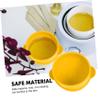 FRCOLOR 2pcs Wax Melting Bowl - Wax Heater Inner Pot for Hair Removal Non-stick Melting Container Practical Accessory for Home view 3