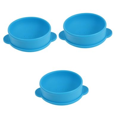 FRCOLOR 3pcs Electric Wax Warmer Silicone Inner Bowl Diy Candle Wax Bowl Melting Utensils Hair Removal Spa Accessory