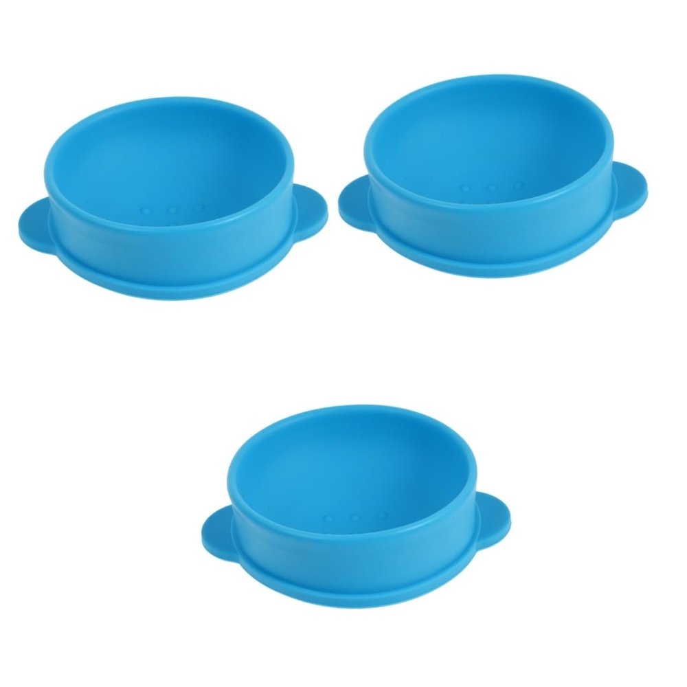 FRCOLOR 3pcs Electric Wax Warmer Silicone Inner Bowl Diy Candle Wax Bowl Melting Utensils Hair Removal Spa Accessory