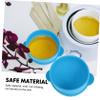 FRCOLOR 3pcs Electric Wax Warmer Silicone Inner Bowl Diy Candle Wax Bowl Melting Utensils Hair Removal Spa Accessory view 2