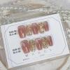 Handmade Wearable Nail Enhancement Product Crystal cat Eye ice Transparent Bare Powder whitening Fake Nail Patch Detachable (Color : S Medium Length) view 2