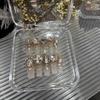 CHRISK Handmade Wearing Nail Long Diamond Ice Transparent Bare Color Whitening False Nail Sticker Detachable Nail Enhancement (Size : L) view 2
