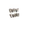 CHRISK Exotic Diamond Jumping Nail Dressing with Champagne Cat Eyes (Size : XS) view 1