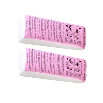 FRCOLOR 2packs Non-woven Hair Removal Paper Strips Each Soft and Flexible Epilator for Body and Bikini Line Waxing Skin-friendly Depilatory Tool