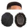 F M FACE MIRACLE NEW YORK Afro Toupee Full Lace Man Hair Wave For Black Men Breathable Kinky Curly Hair For American African Men Wigs (#1B Off Black, 6MM Wave) view 1