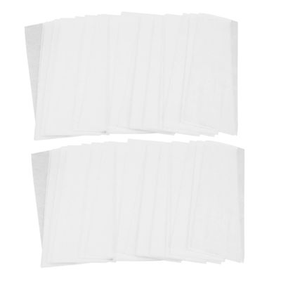 Cabilock 2bag Professional Hair Removal Wax Strips Facial Depilating Paper Unbleached Wax Paper for Women Soft Flexible Nonwoven Epilator Strips Smooth Skin