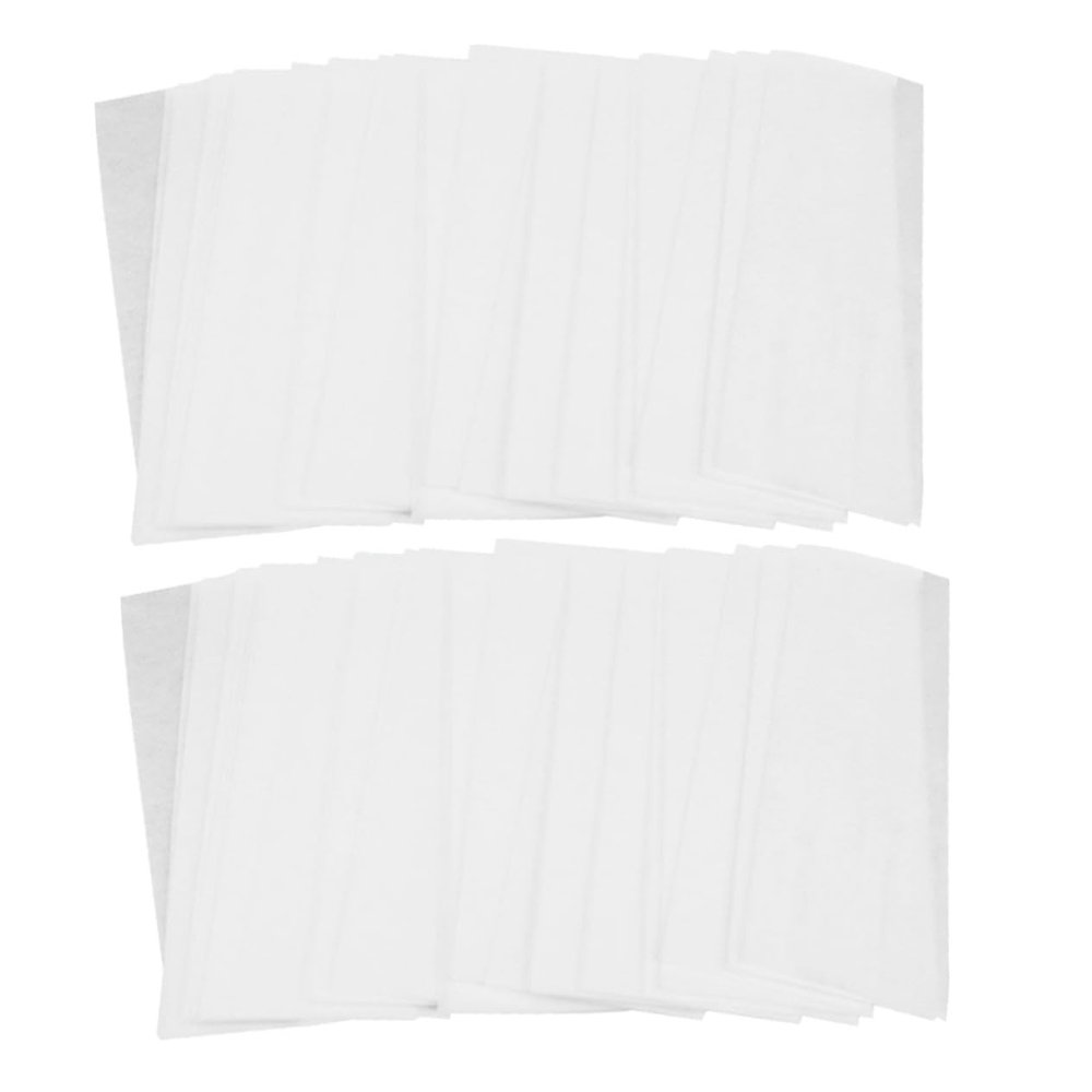 Cabilock 2bag Professional Hair Removal Wax Strips Facial Depilating Paper Unbleached Wax Paper for Women Soft Flexible Nonwoven Epilator Strips Smooth Skin