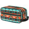 cfpolar Geometric Aztec Toiletry Travel Bag for Women, Ethnic Western Style Water-Resistant Shaving Kit Large Capacity Dopp Kit, Toiletry Organizer Shaving Bag for Travel Sports Bathroom Shower view 1