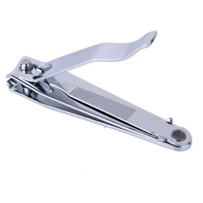BbteK Toenail Clippers, 8CM Professional Stainless Steel Nail Clipper Travel Fingernail Cutting Trimmer Toenail Scissors Nippers Plier Pedicure Tool