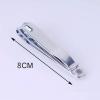 BbteK Toenail Clippers, 8CM Professional Stainless Steel Nail Clipper Travel Fingernail Cutting Trimmer Toenail Scissors Nippers Plier Pedicure Tool view 3