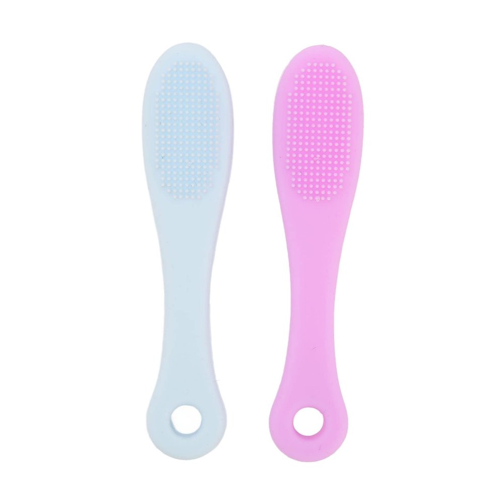 2Pcs Facial Detail Cleansing Silicone Sleeves Blackhead Removal, Skin Massage, Efficient Makeup Removal for Women