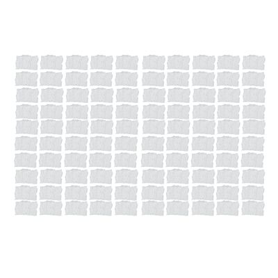 100PCS Pack, Facial Spa Headbands for Beauty Salon, Home Use, Non Woven Fabric, Elastic, Single Use Hair Nets (White)