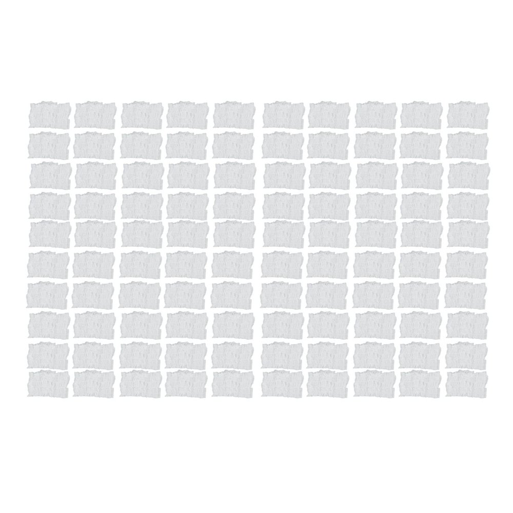 100PCS Pack, Facial Spa Headbands for Beauty Salon, Home Use, Non Woven Fabric, Elastic, Single Use Hair Nets (White)