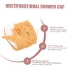 Didiseaon Cartoon Hair Drying Hat for Boys and Girls Absorbent Coral Fleece Towel Wrap Quick-dry Bath Cap for Girls Soft and Comfortable Hair Drying for after Bathing view 4