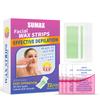 Sumax Wax Strips for Body Hair Removal, 72 Pieces Natural Beeswax Essence and Jojoba Seed Oil Hair Removal Strips for Face, Underarms, Bikini, Legs - Includes 4 Calming Oil Wipes view 1
