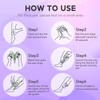 Sumax Wax Strips for Body Hair Removal, 72 Pieces Natural Beeswax Essence and Jojoba Seed Oil Hair Removal Strips for Face, Underarms, Bikini, Legs - Includes 4 Calming Oil Wipes view 4