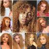 10 12 14 Inch #27 Honey Blonde Bundles Human Hair 3 Bundles Brazilian Remy Hair 100 Grams/Bundle 10A Grade Unprocessed Virgin Hairs Blonde Water Wave Bundle Weaves Extensions view 4