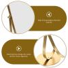 Mipcase Makeup Mirror for Desk, Desk Mirror with Stand Adjustable Table Vanity Mirror Retro Round Cosmetic Mirror for Bedroom view 3