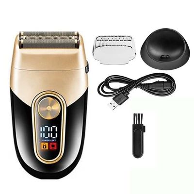 EKHOU Men's Shaver, Electric Razor Electric Shaver Rechargeable Shaving Machine for Men Shaver Beard Razor Wet-Dry Use Beard Trimmer Charging Base
