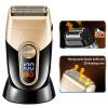 EKHOU Men's Shaver, Electric Razor Electric Shaver Rechargeable Shaving Machine for Men Shaver Beard Razor Wet-Dry Use Beard Trimmer Charging Base view 2