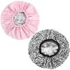 2 Pcs Double Layer Deep Conditioning Cap, Large Heat Cap Shower Cap Steam Cap Processing Caps for Long Thick Hair view 1