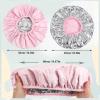2 Pcs Double Layer Deep Conditioning Cap, Large Heat Cap Shower Cap Steam Cap Processing Caps for Long Thick Hair view 2