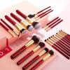 Makeup Brushes 27Pcs Professional Makeup Brush Set Synthetic Goat Pony Hair Kabuki Foundation Eye Shadows Blending Brush view 2
