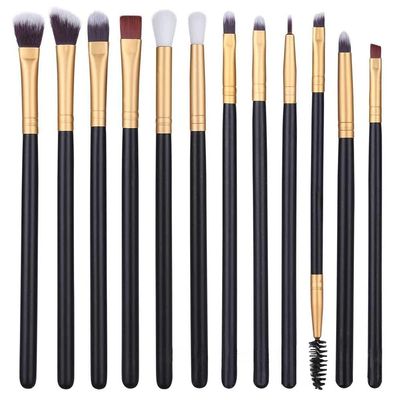 12Pcs Eyeshadow Makeup Brushes Set Concealer Eye Shadow Blending Eyeliner Rose Gold Makeup Brush