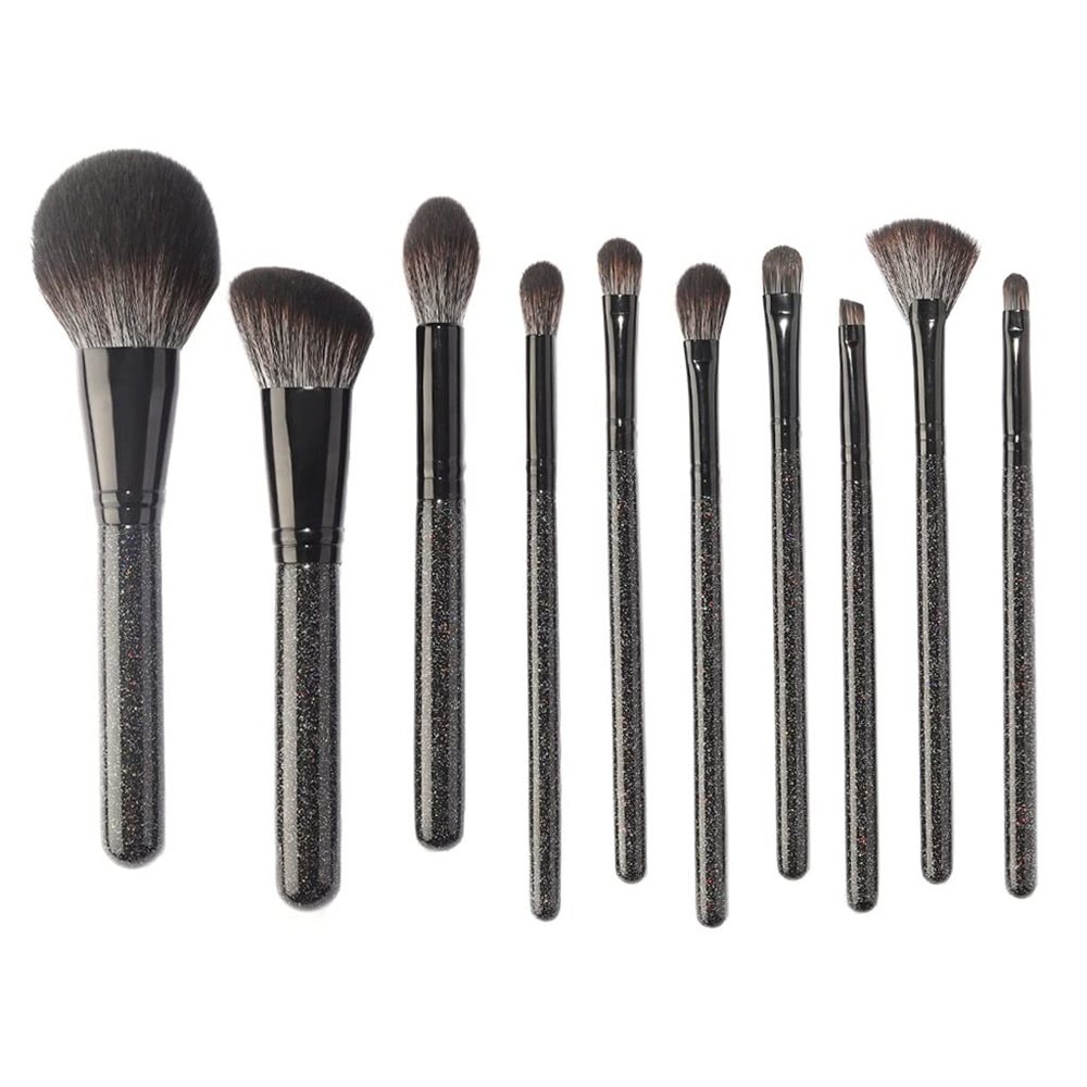 10 Pcs Makeup Brushes Set Professional Soft Hair Brush Foundation Powder Contour Eyeshadow Make Up Brushes Tools