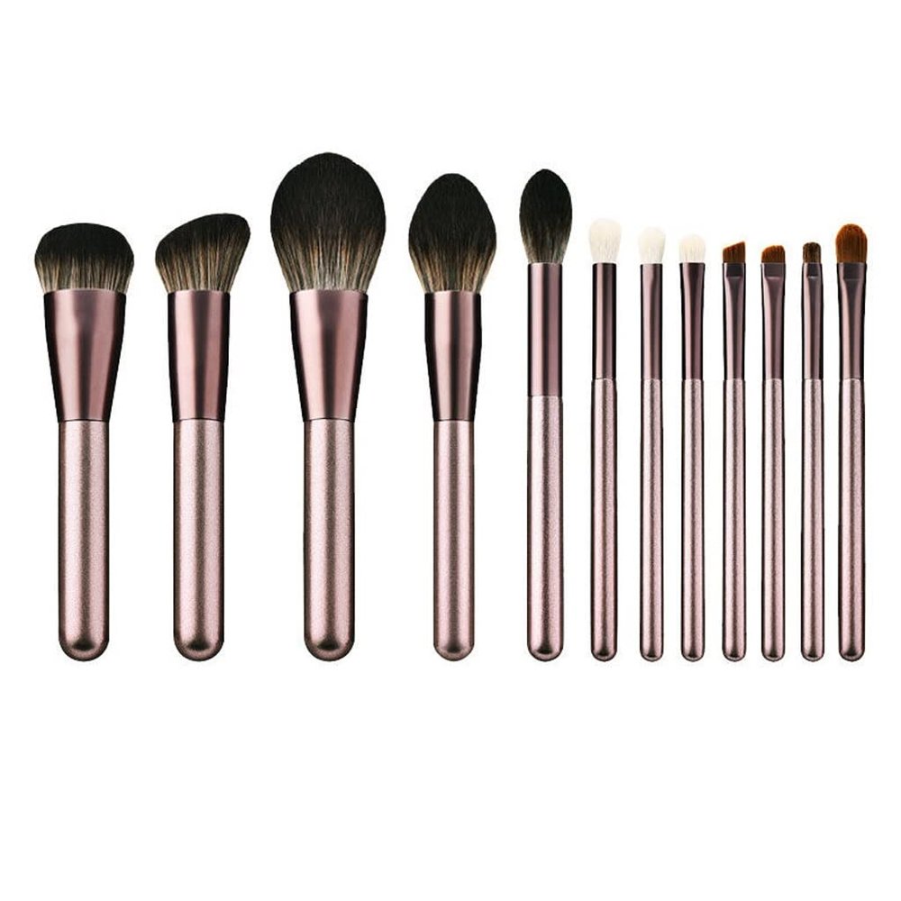 12pcs Brushes Synthetic Hair Wood Handle Makeup Brush Professional Makeup Brushes Set