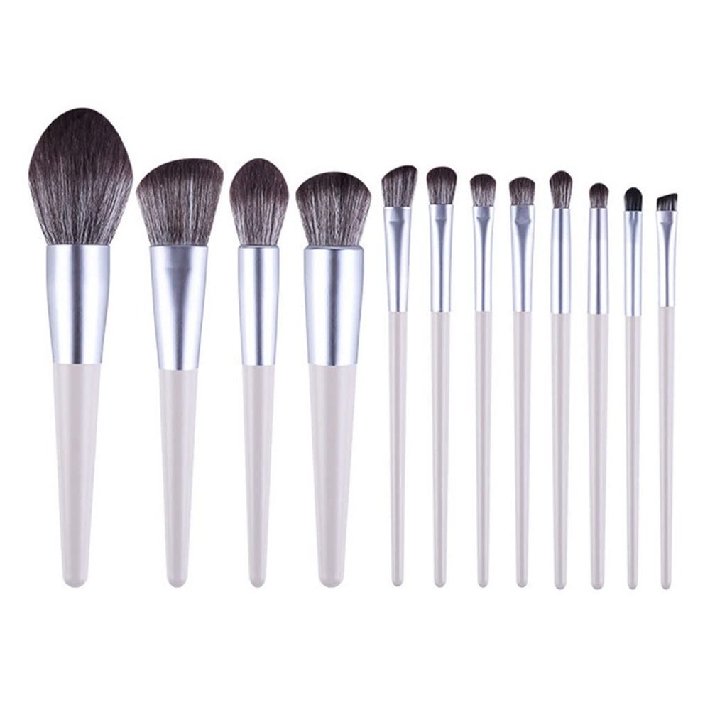 12 Brushes Set Makeup Tools Concealer Foundation Brush Eye Shadow Brush