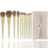 11 Pcs Makeup Brush with Snap Bag Foundation Powder Blush Eyeshadow Concealer Lip Eye Make Up Brush view 1