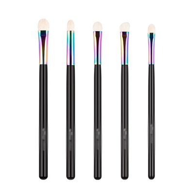 5Pcs Eyeshadow Blending Make Up Brush Set Professional Wooden Makeup Brushes Kit Perfect for Eye Makeup