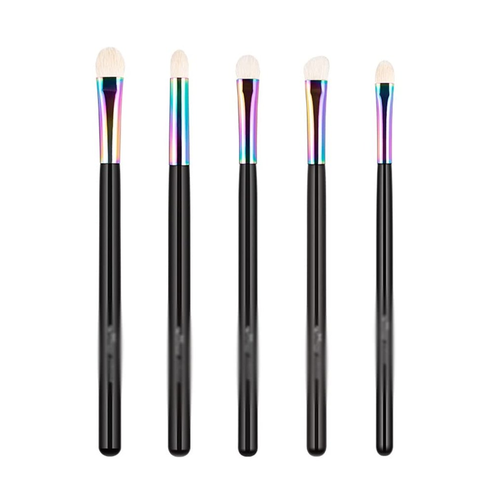 5Pcs Eyeshadow Blending Make Up Brush Set Professional Wooden Makeup Brushes Kit Perfect for Eye Makeup