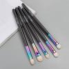 5Pcs Eyeshadow Blending Make Up Brush Set Professional Wooden Makeup Brushes Kit Perfect for Eye Makeup view 2