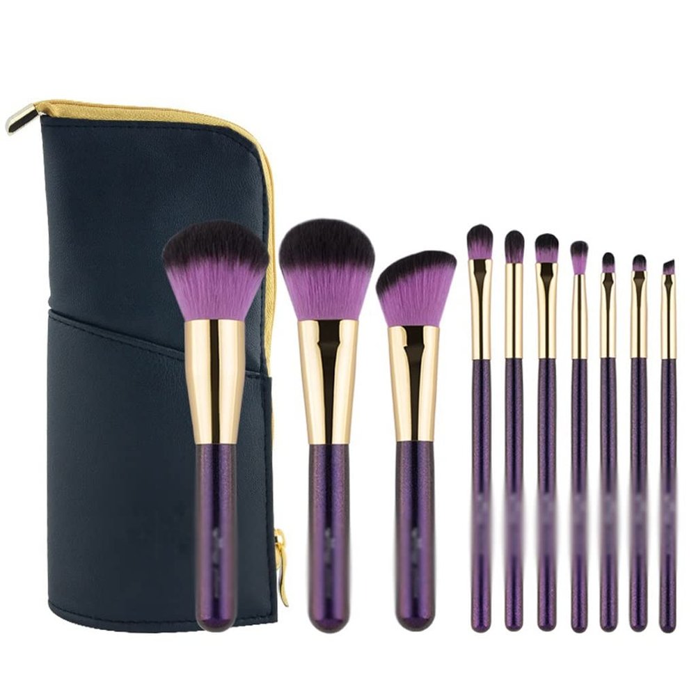 10 Pcs Makeup Brushes Set For Foundation Powder Blush Eyeshadow Concealer Lip Eye Make Up Brush Cosmetics Beauty Tools