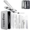 13pcs Ingrown Toenail Tool Kit Nail Clippers for Men/Women - Professional Ingrown Toenail Removal Kit for Podiatry Kit and Pedicure view 1