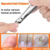 13pcs Ingrown Toenail Tool Kit Nail Clippers for Men/Women - Professional Ingrown Toenail Removal Kit for Podiatry Kit and Pedicure view 2