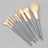 10 Wooden Handle Makeup Brush Set Matte Powder Brush Makeup Tools view 3