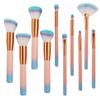 10pcs Makeup Brushes Set Foundation Powder Eye Shadow Blush Blending Contour Lip Fan Make Up Brush Kit Cosmetic Tool Kit view 1