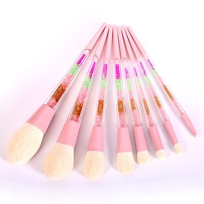 8pcs Rainbow Makeup Brush Set Professional Make Up Brushes Colorful Handle