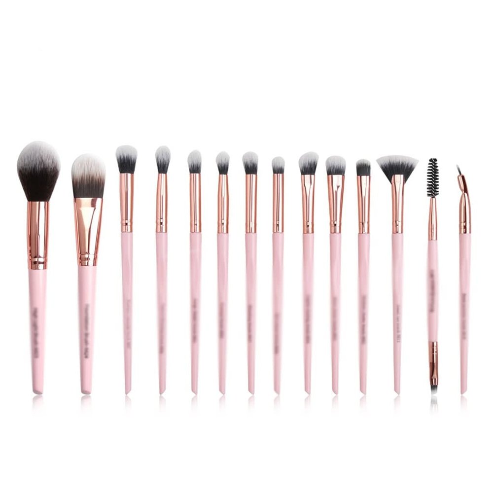 Brushes 14pcs Makeup Brushes Set with Bag Beauty Make Up Brush Natural Hair Foundation Powder Eye Blushes
