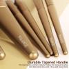 14Pcs Makeup Brushes Set Cosmetic Foundation Powder Blush Eye Shadow Lip Blend Wooden Make Up Brush Tool Kit with Holder view 4