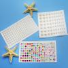 5pcs Starfish Hair Clips, Mermaid Accessory Set with Pearl Stickers, Face Gems, Sea Star Hairpins and Body Jewels for Costume, Festival, Holiday Makeup view 3